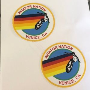 Aviator nation stickers